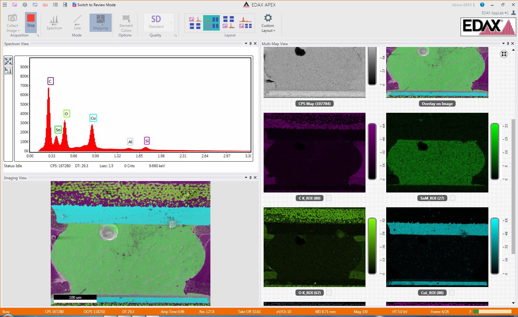APEX_Mapping EDAX Element EDS with APEX Software - Mapping